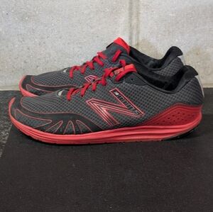 New Balance Minimus Trail Running Shoes Mens Size 12 Gray Red